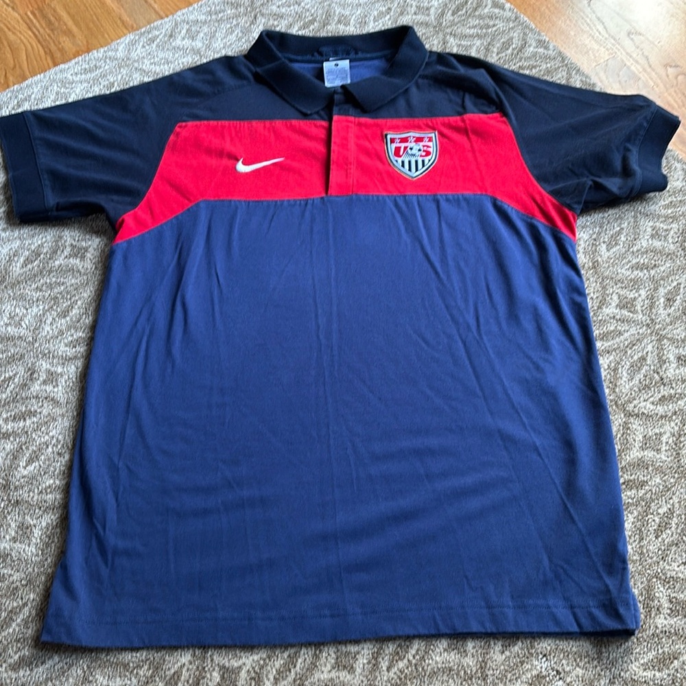 Vintage Nike US Soccer Polo